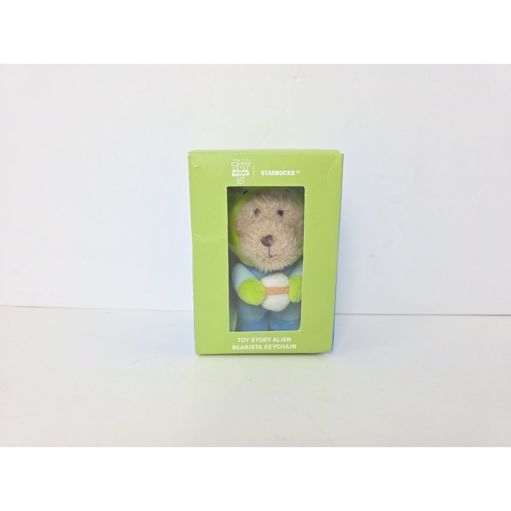 Starbucks Toy Story 5 Bearista Keychain plush w/ box Alien Korea